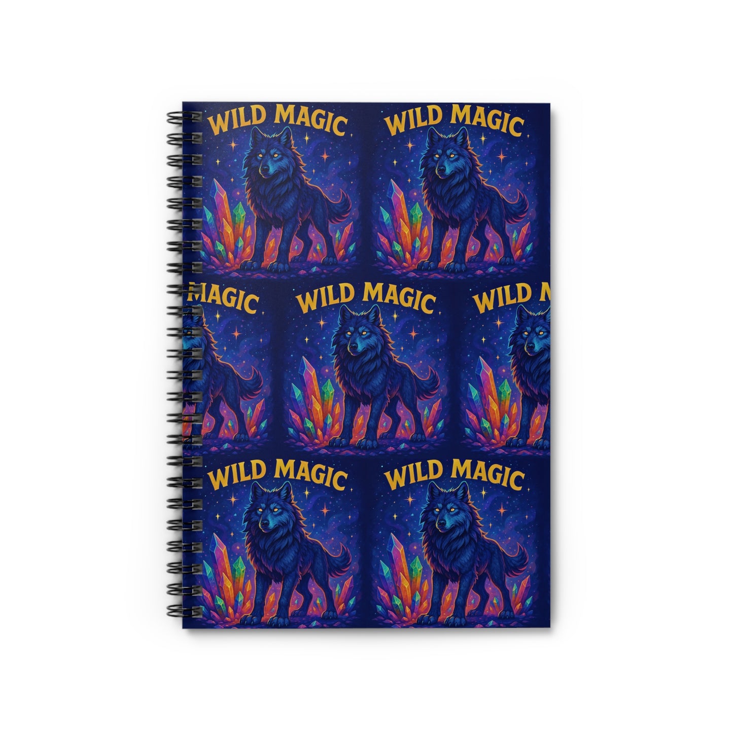 Wild Magic Spiral Notebook - Aesthetic Gift for Creatives, Fantasy Lovers, Journaling, School, Office Supplies, Wild Magic Design, Ruled