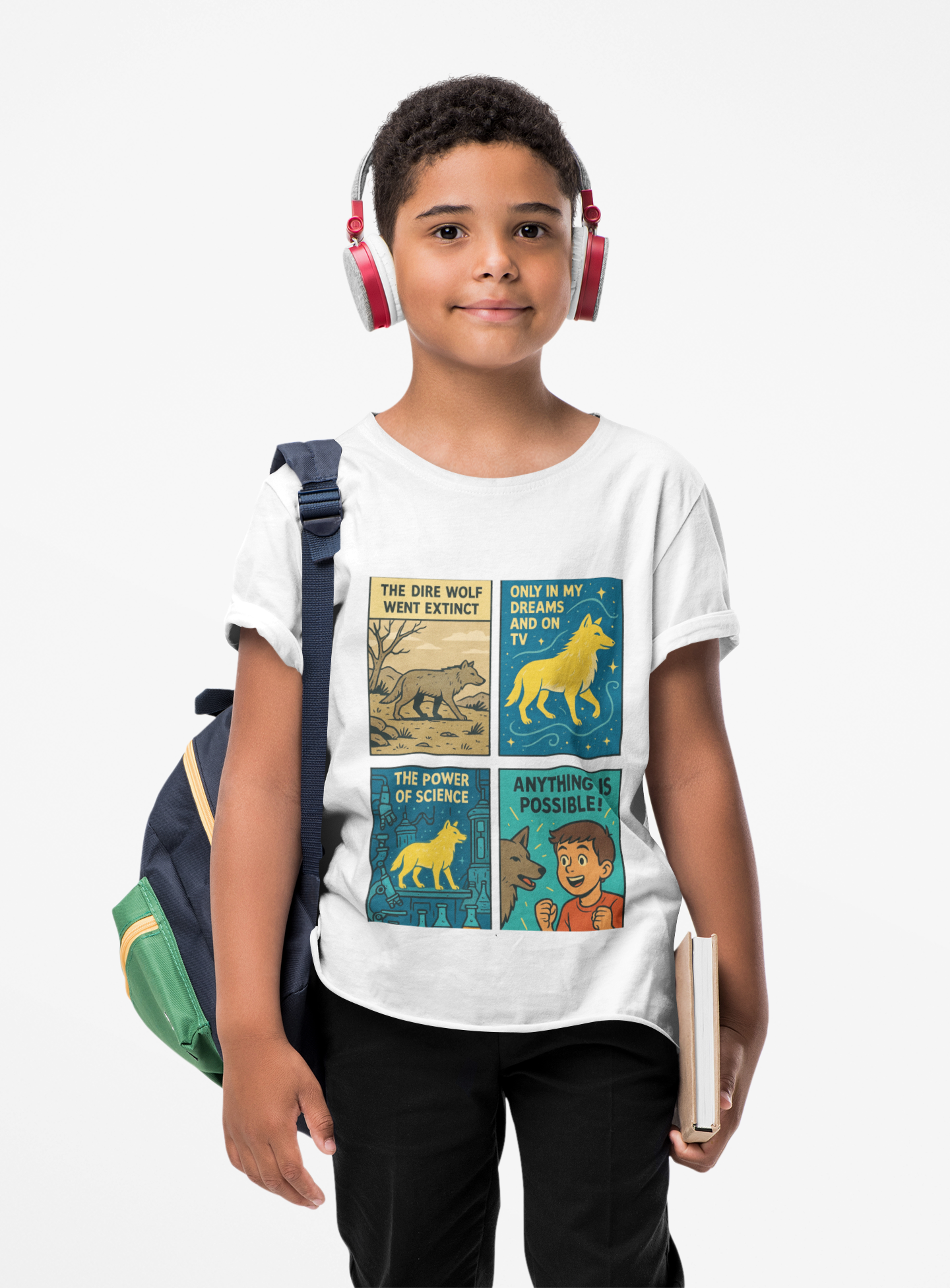 Dire Wolf - Anything is Possible -- Kids TeeKids Science & Nature Graphic Tee