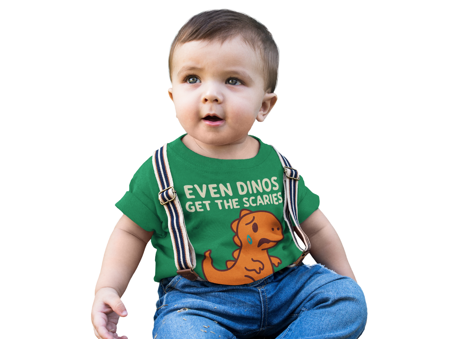 Even Dinos Get the Scaries - Emotional Support Toddler/Kids Tee