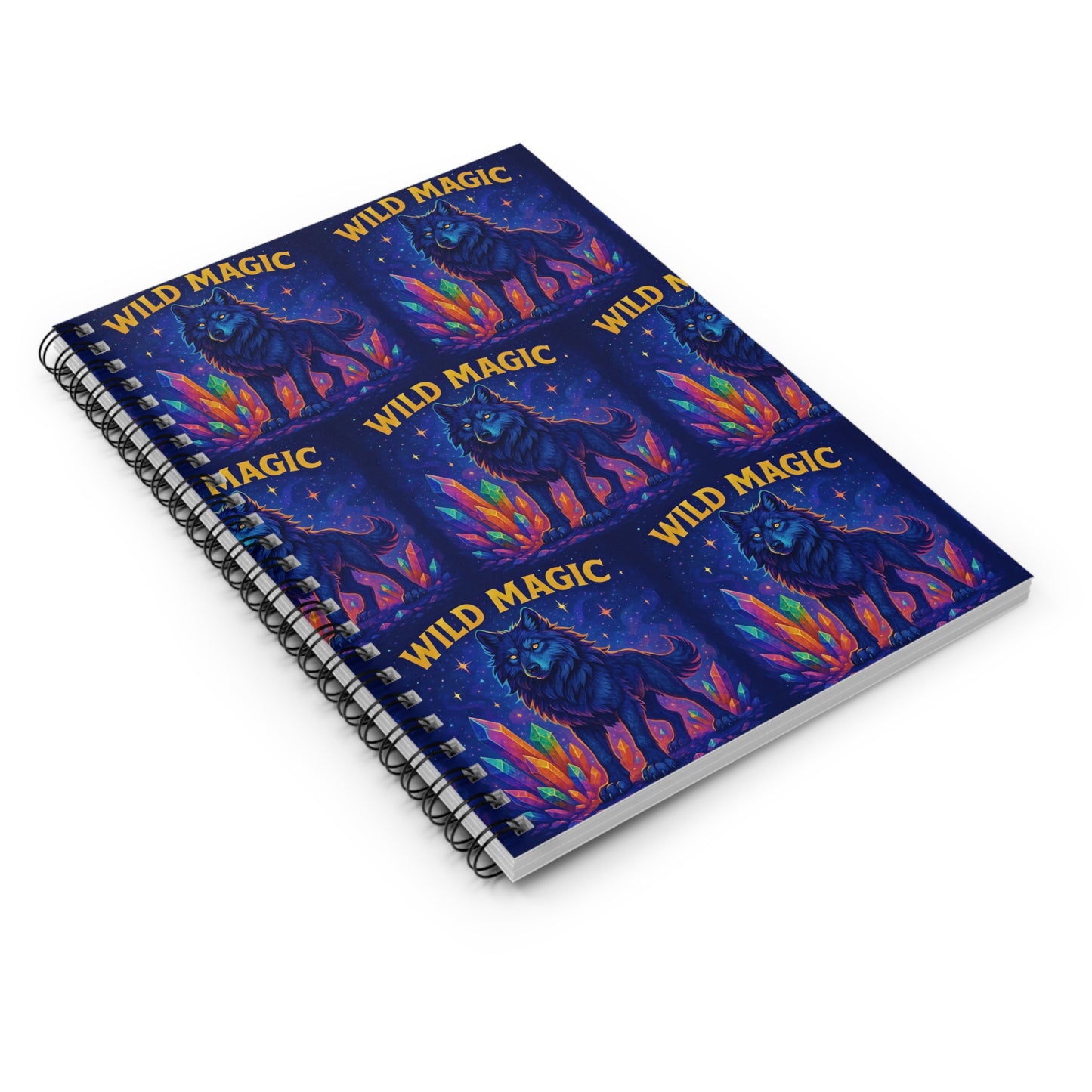 Wild Magic Spiral Notebook - Aesthetic Gift for Creatives, Fantasy Lovers, Journaling, School, Office Supplies, Wild Magic Design, Ruled