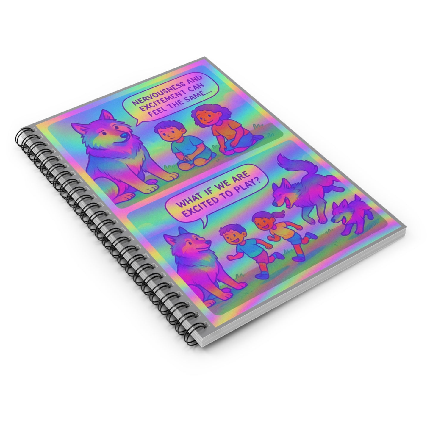 Dire Wolf Feelings Journal -- Emotional Literacy for Kids