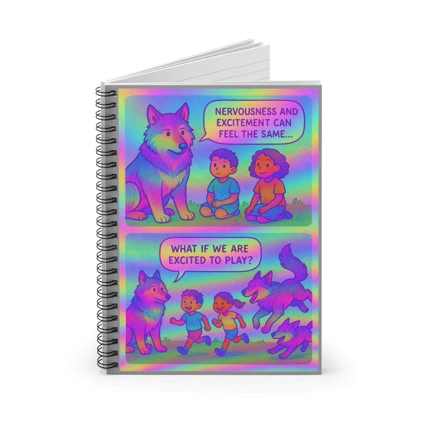 Dire Wolf Feelings Journal -- Emotional Literacy for Kids