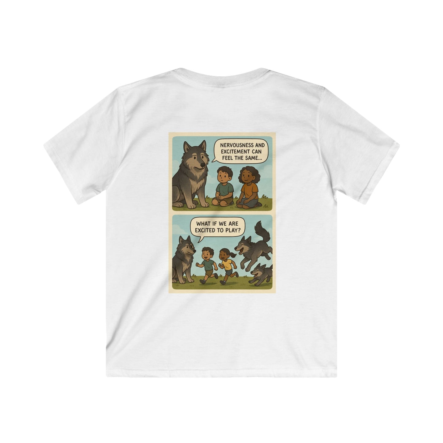 Kids Graphic Tee -- Feelings Aren’t Too Big == Emotional Literacy Shirt