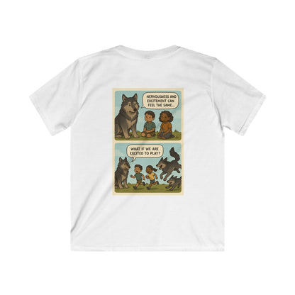 Kids Graphic Tee -- Feelings Aren’t Too Big == Emotional Literacy Shirt