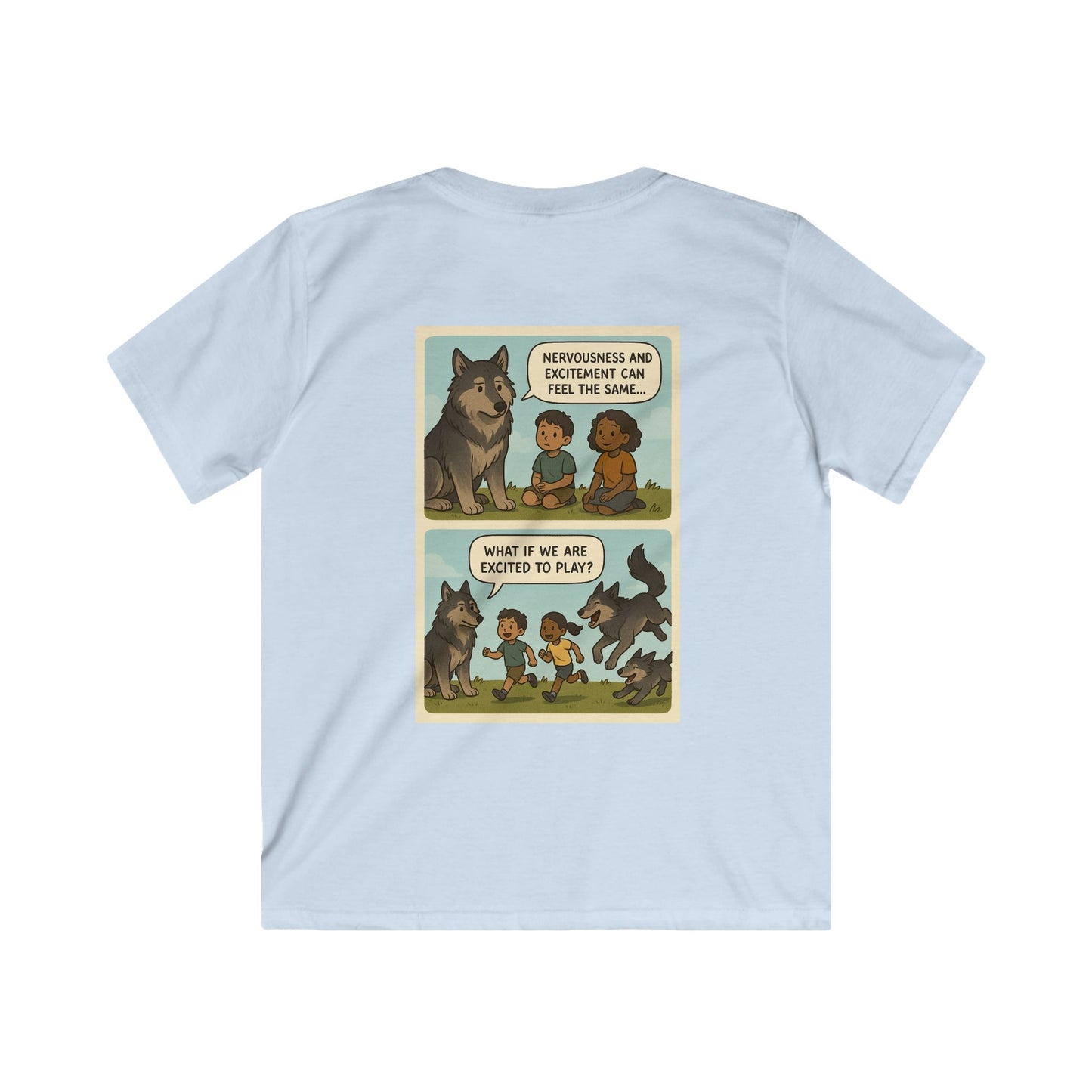 Kids Graphic Tee -- Feelings Aren’t Too Big == Emotional Literacy Shirt