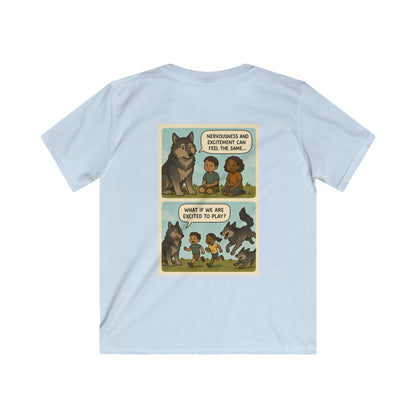 Kids Graphic Tee -- Feelings Aren’t Too Big == Emotional Literacy Shirt