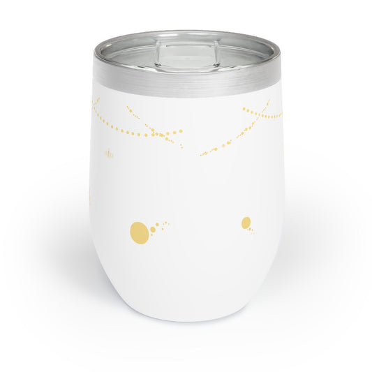 Change My Thinking, Change My Being - Mindfulness Quote Wine Tumbler  - Spiritual Self-Care Gift