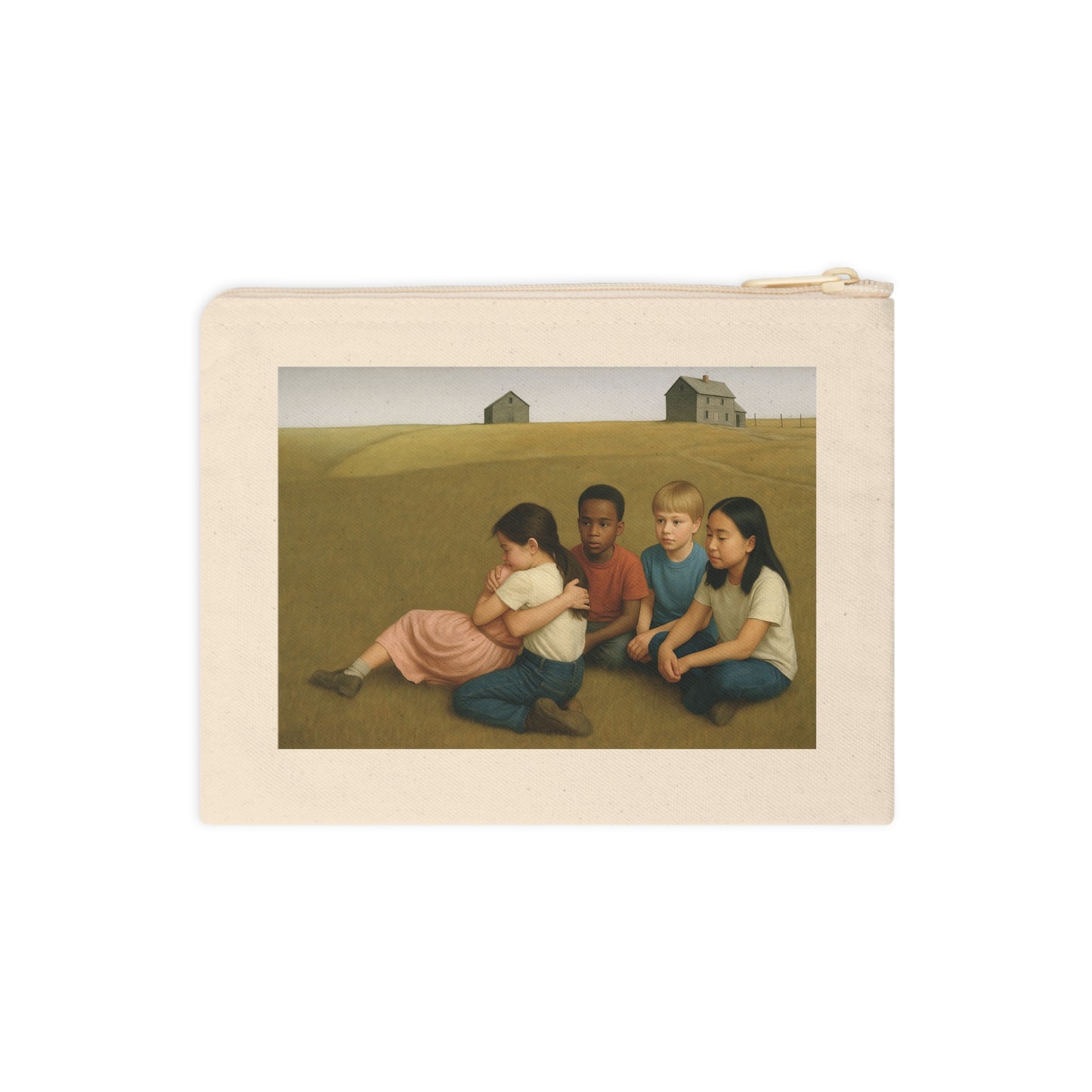 You Are Seen and Heard Canvas Pouch - Inspired by Christina's World
