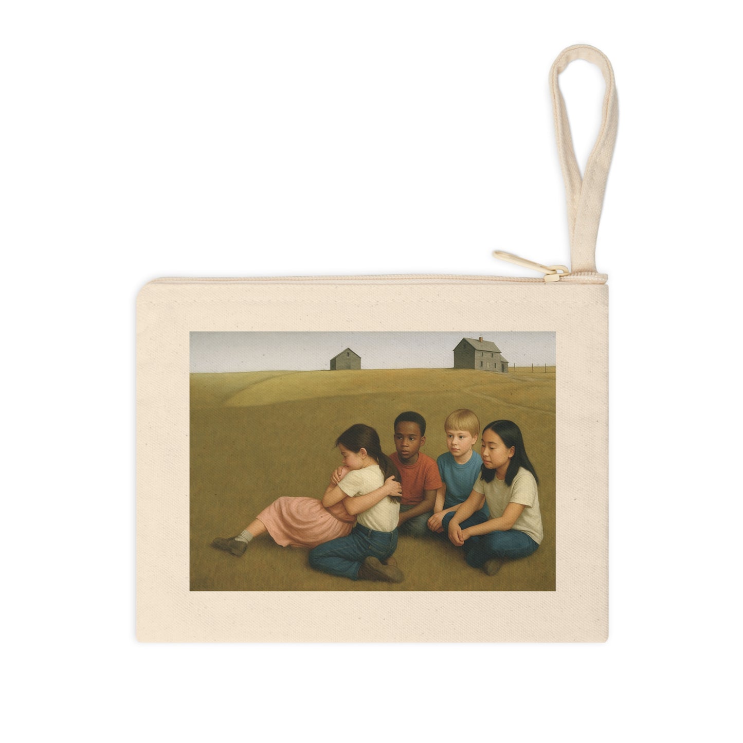 You Are Seen and Heard Canvas Pouch - Inspired by Christina's World