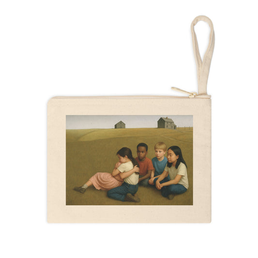 You Are Seen and Heard Canvas Pouch - Inspired by Christina's World