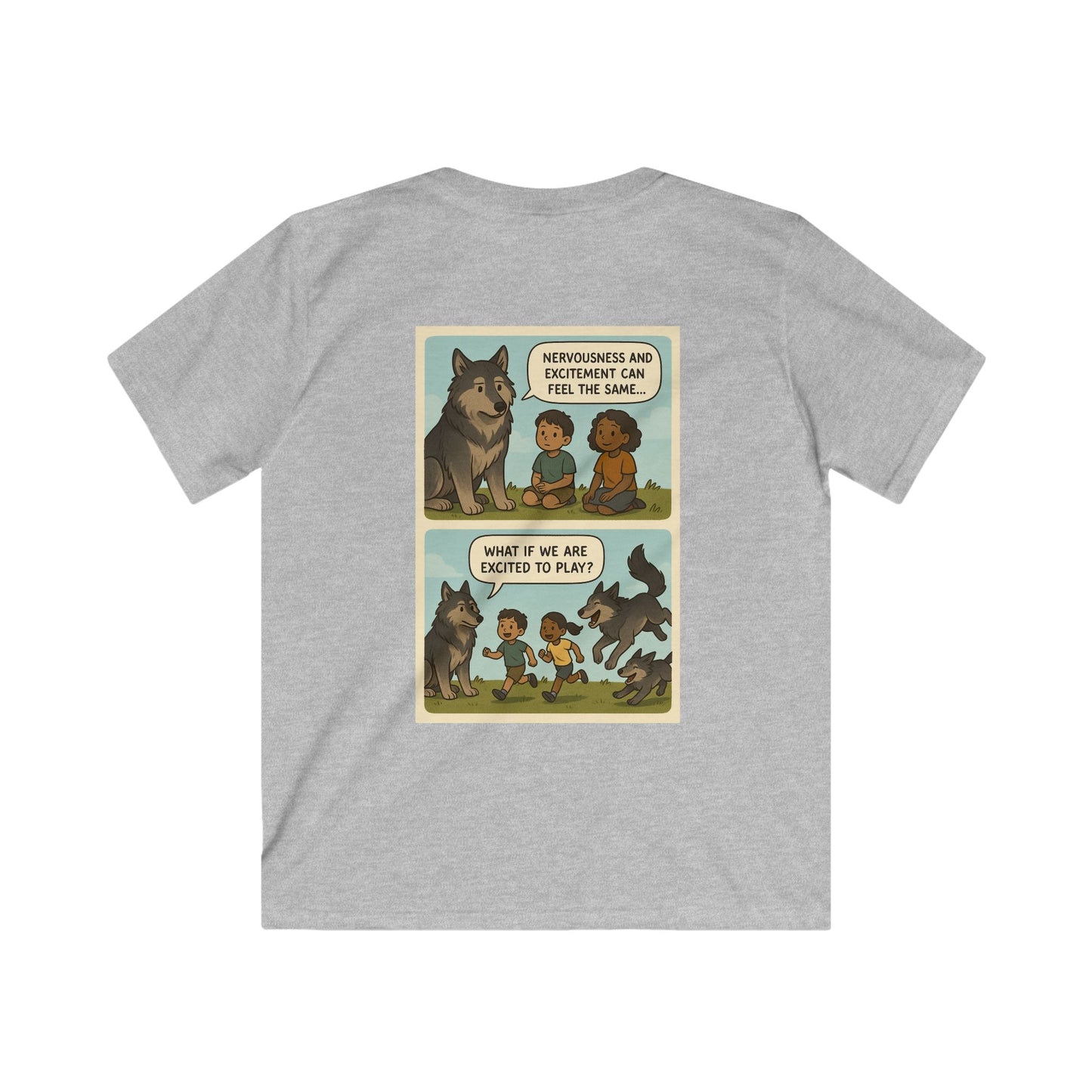 Kids Graphic Tee -- Feelings Aren’t Too Big == Emotional Literacy Shirt