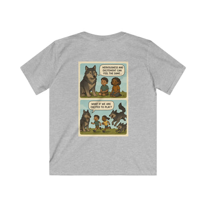 Kids Graphic Tee -- Feelings Aren’t Too Big == Emotional Literacy Shirt