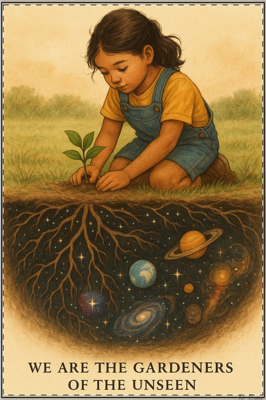Gardeners of the Unseen | Inspirational Satin Poster | Tender Revolution Collection