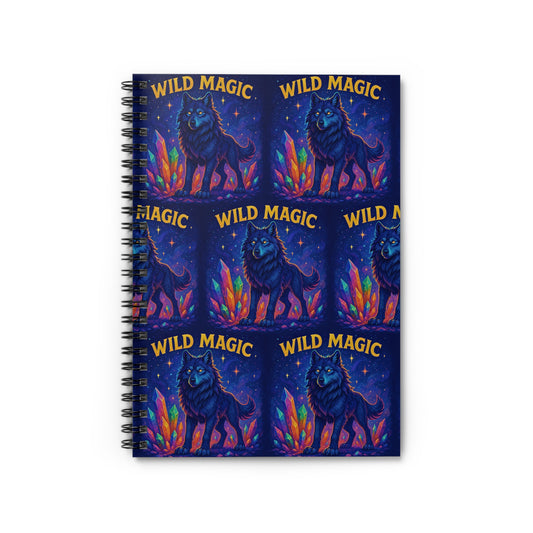 Wild Magic Spiral Notebook - Aesthetic Gift for Creatives, Fantasy Lovers, Journaling, School, Office Supplies, Wild Magic Design, Ruled