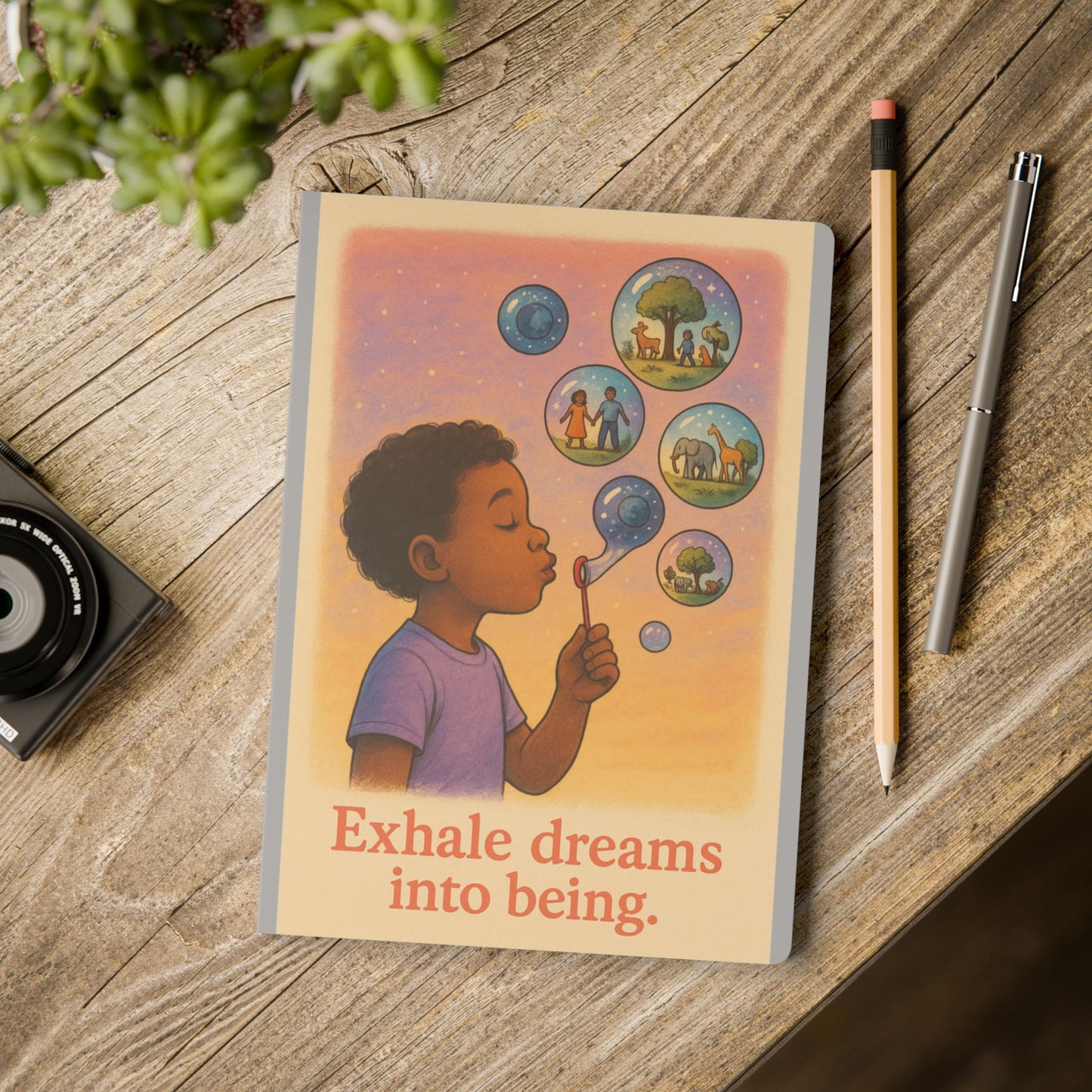 Exhale Dreams Into Being: A Softbound Journal for Vision, Grief & Becoming