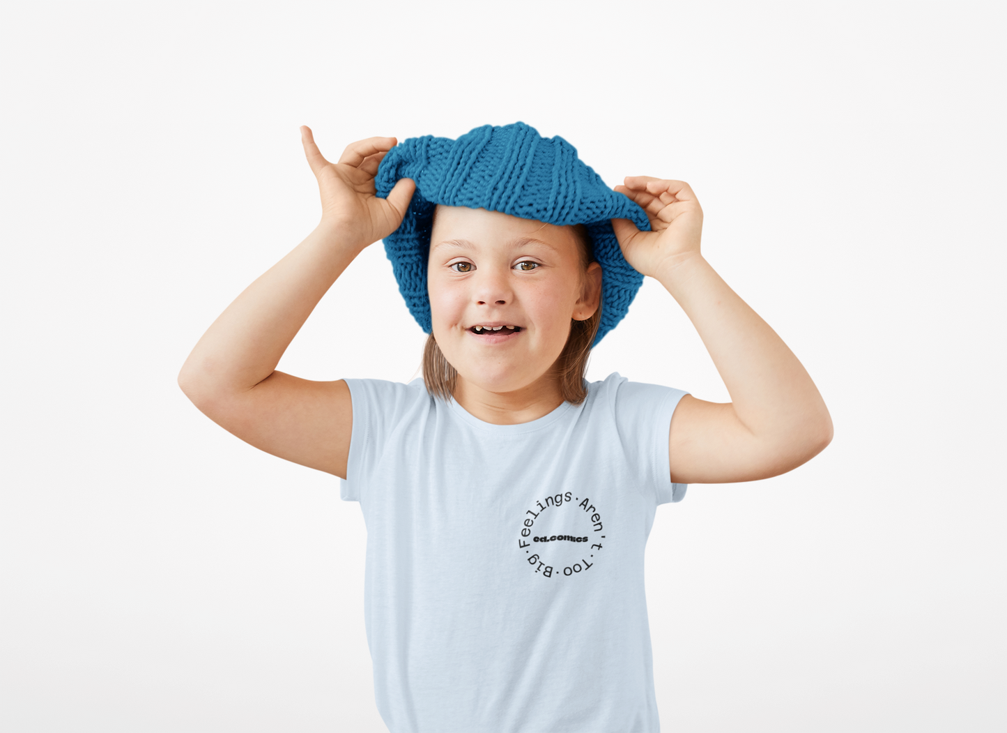 Kids Graphic Tee -- Feelings Aren’t Too Big == Emotional Literacy Shirt