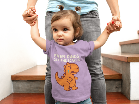 Even Dinos Get the Scaries  - Emotional Support Toddler/Kids Tee