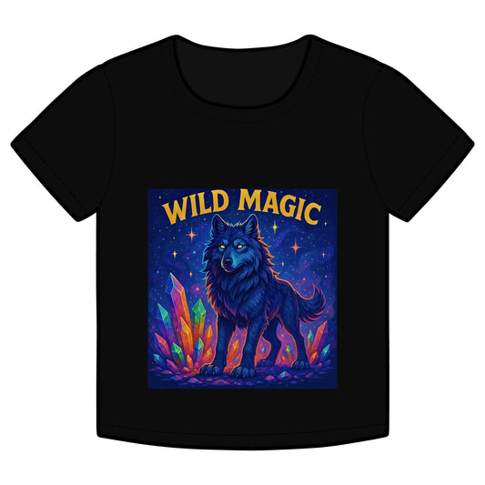 Dire Wolf Baby Tee - Enchanting Wolf Design for Little Dreamers