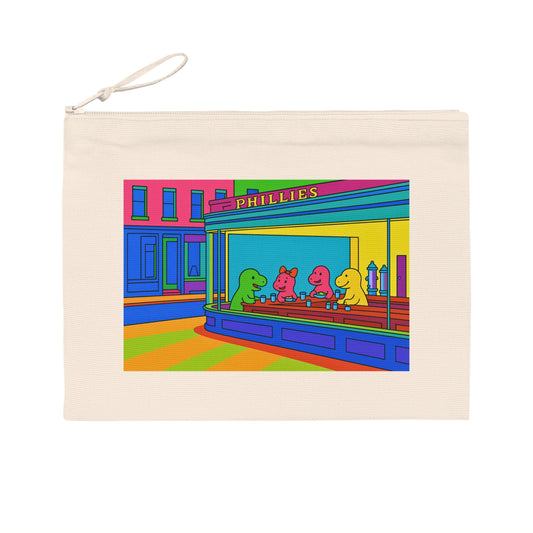 Colorful Dino Café Pencil Case - Share Your Stories’ Edition