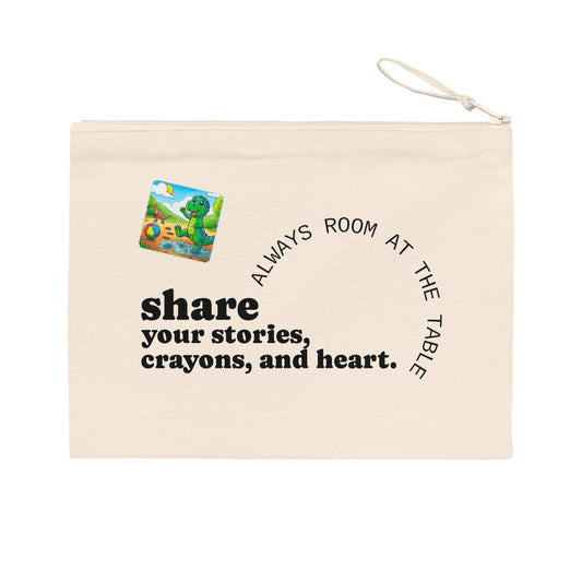 Colorful Dino Café Pencil Case - Share Your Stories’ Edition