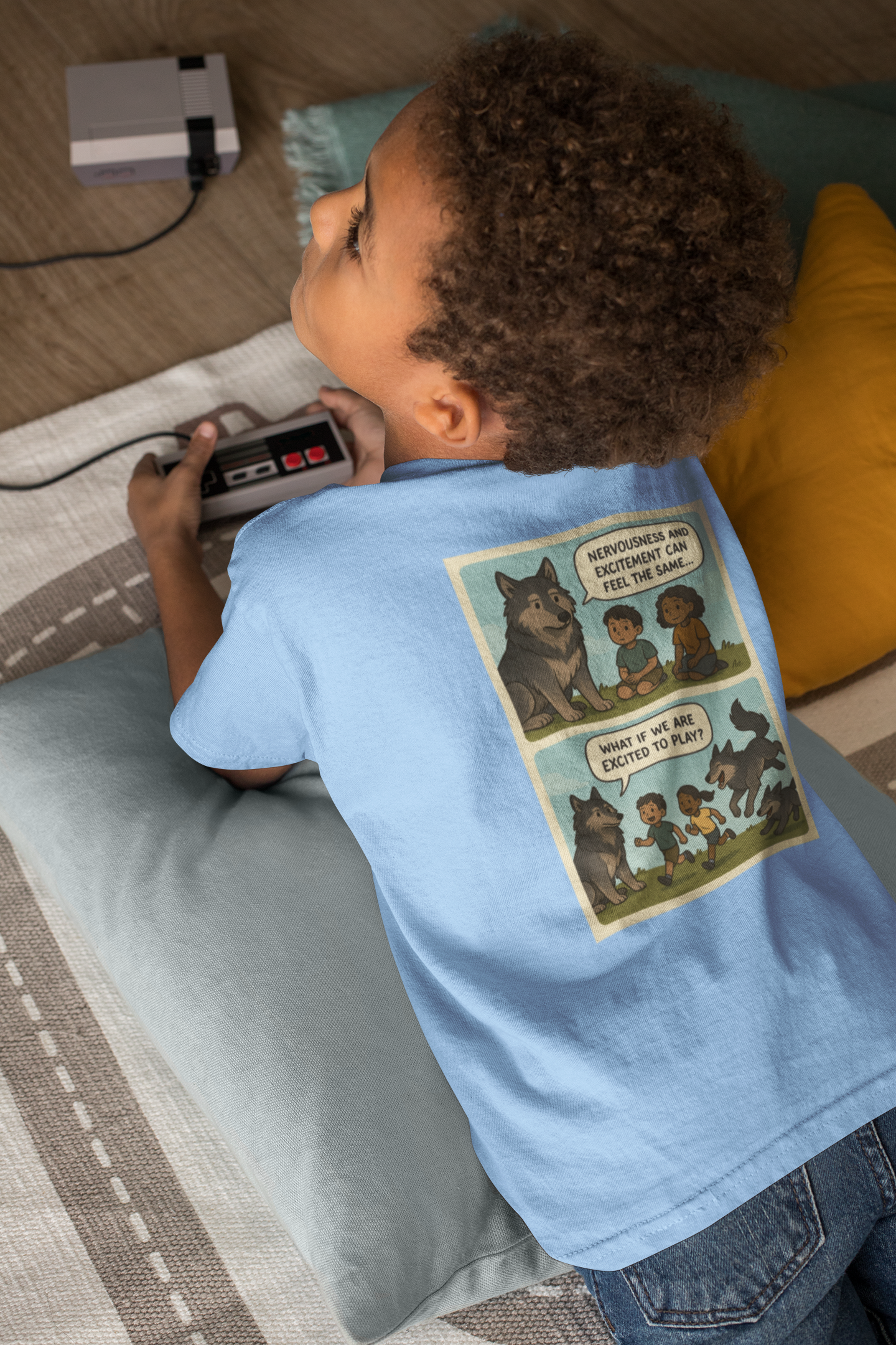 Kids Graphic Tee -- Feelings Aren’t Too Big == Emotional Literacy Shirt