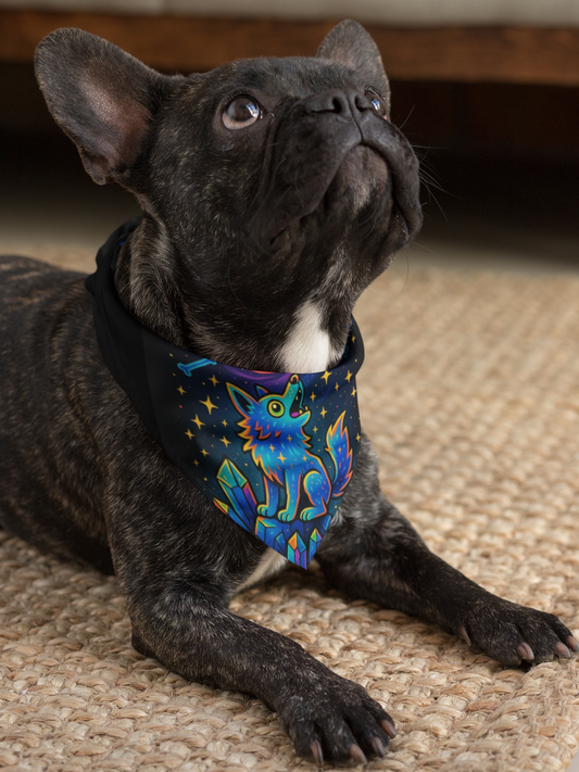 Wild Magic Clip-On Dog Bandana -- For Baby Dire Wolves & Mythical Mutts