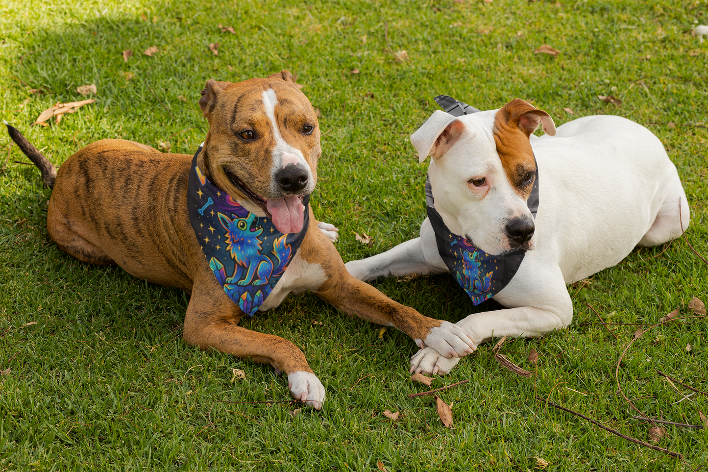 Wild Magic Clip-On Dog Bandana -- For Baby Dire Wolves & Mythical Mutts